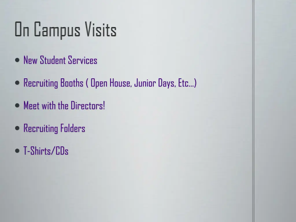 new student services