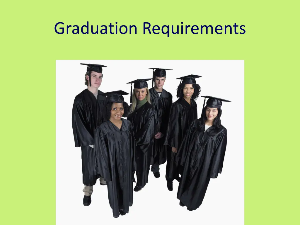 graduation requirements