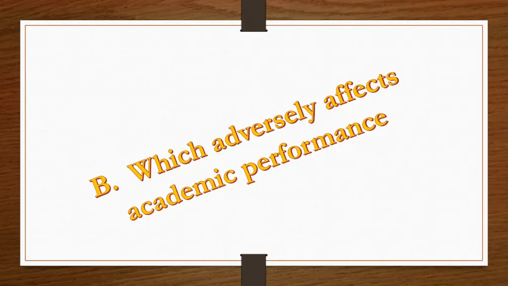 b which adversely affects