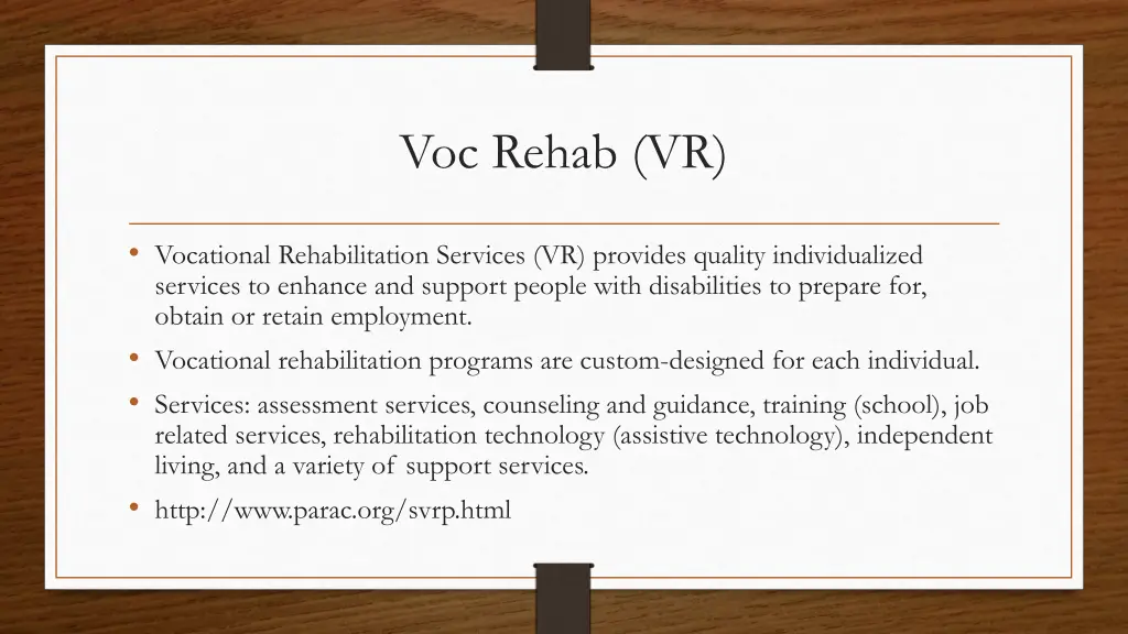 voc rehab vr