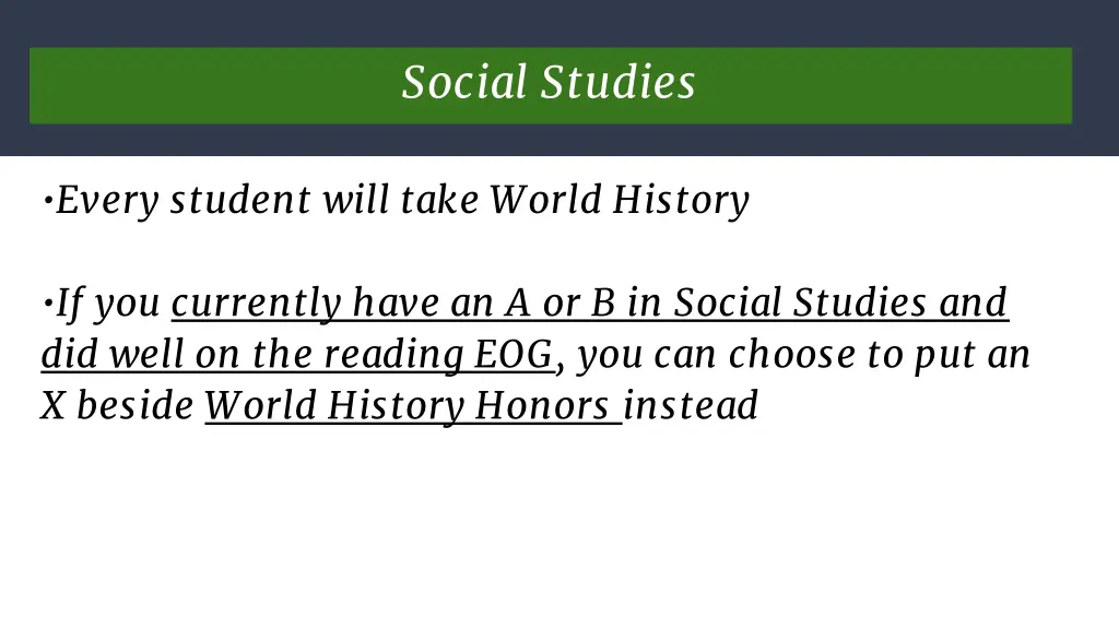 social studies