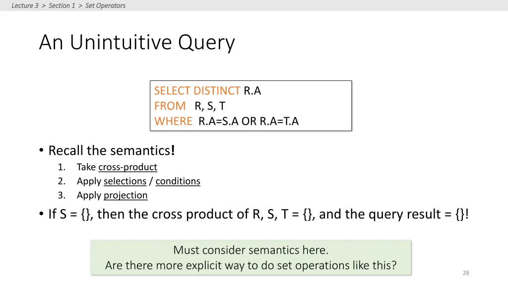 lecture 3 section 1 set operators lecture 1