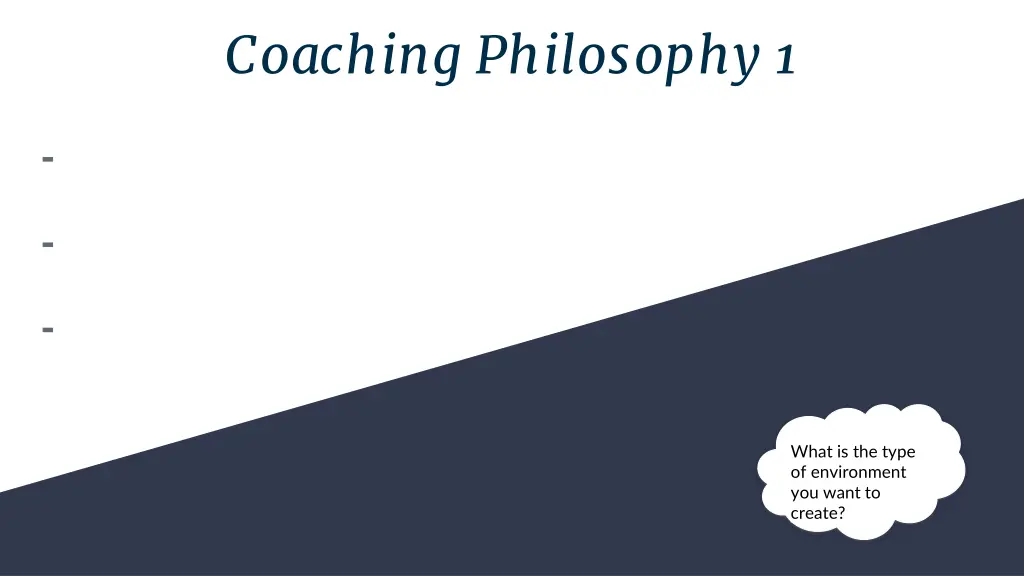 coaching philosophy 1