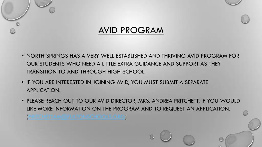 avid program