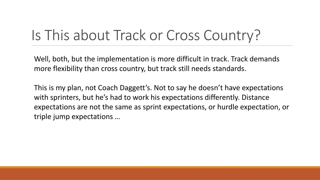 is this about track or cross country