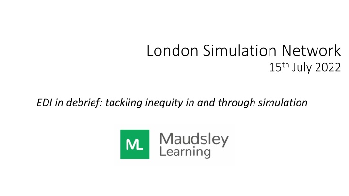 london simulation network