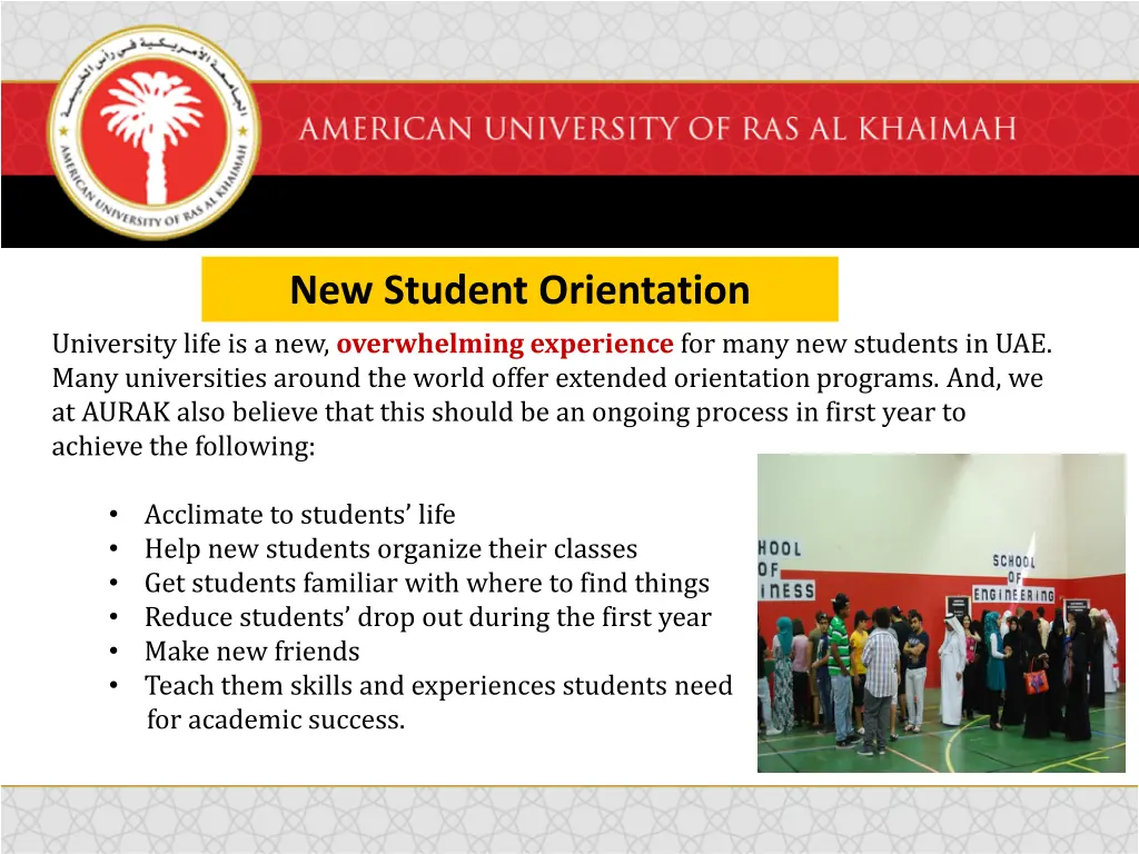 new student orientation