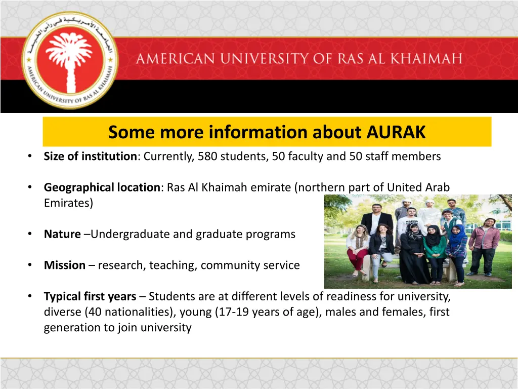 some more information about aurak