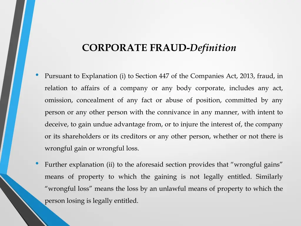 corporate fraud definition