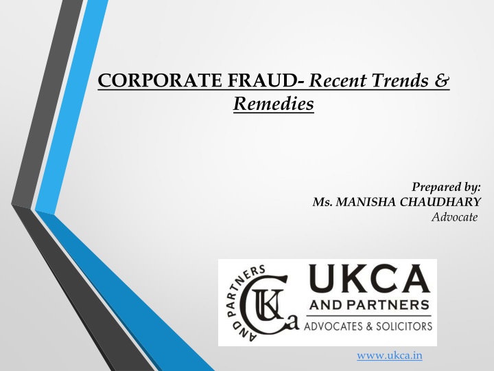 corporate fraud recent trends remedies