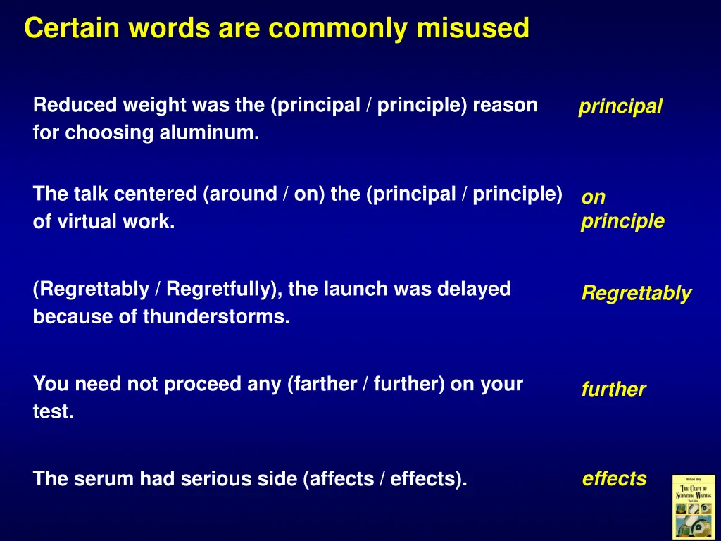 certain words are commonly misused 1