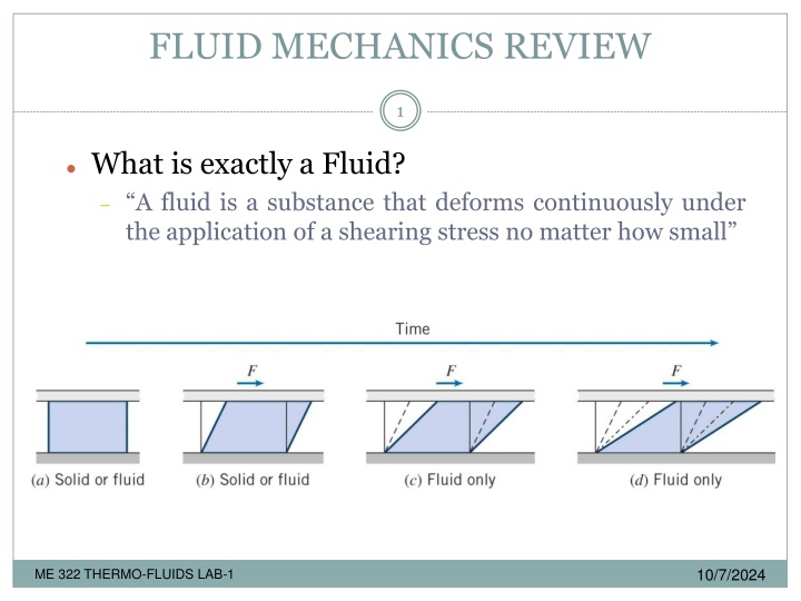 fluid mechanics review