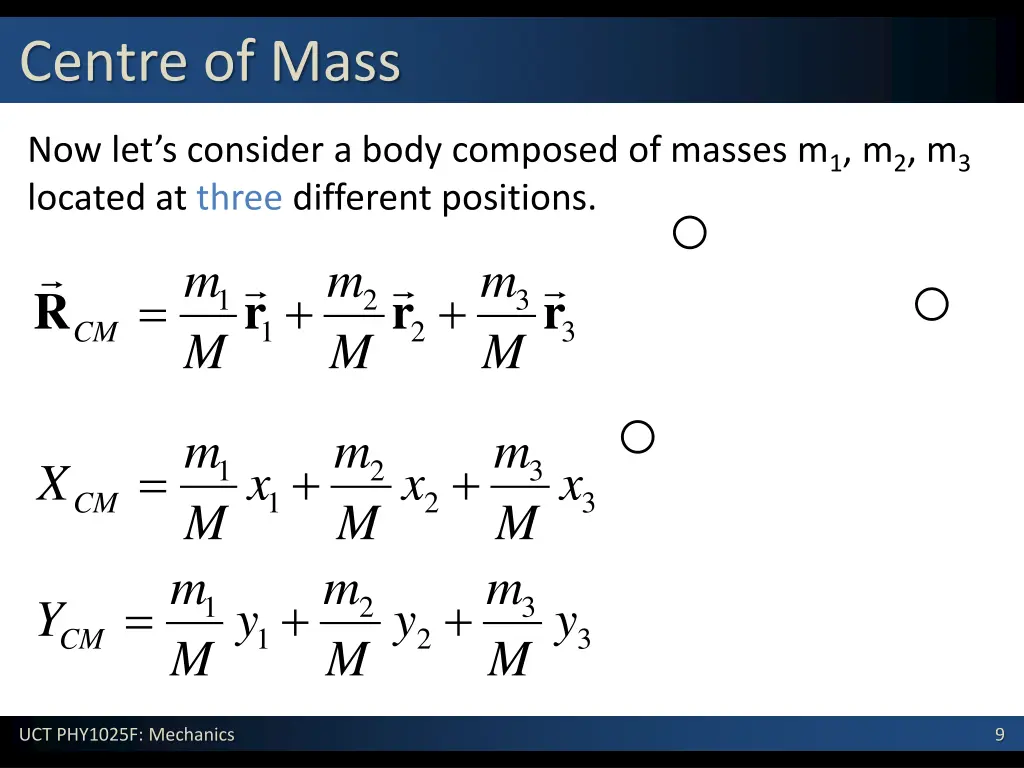 centre of mass 6