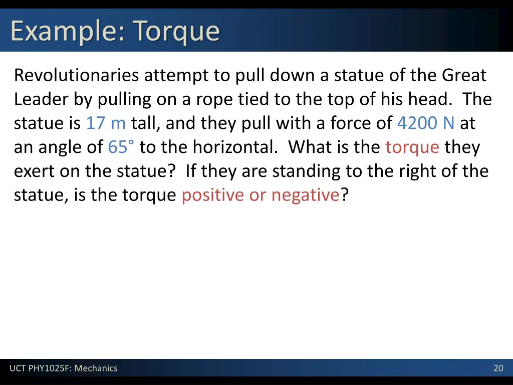 example torque