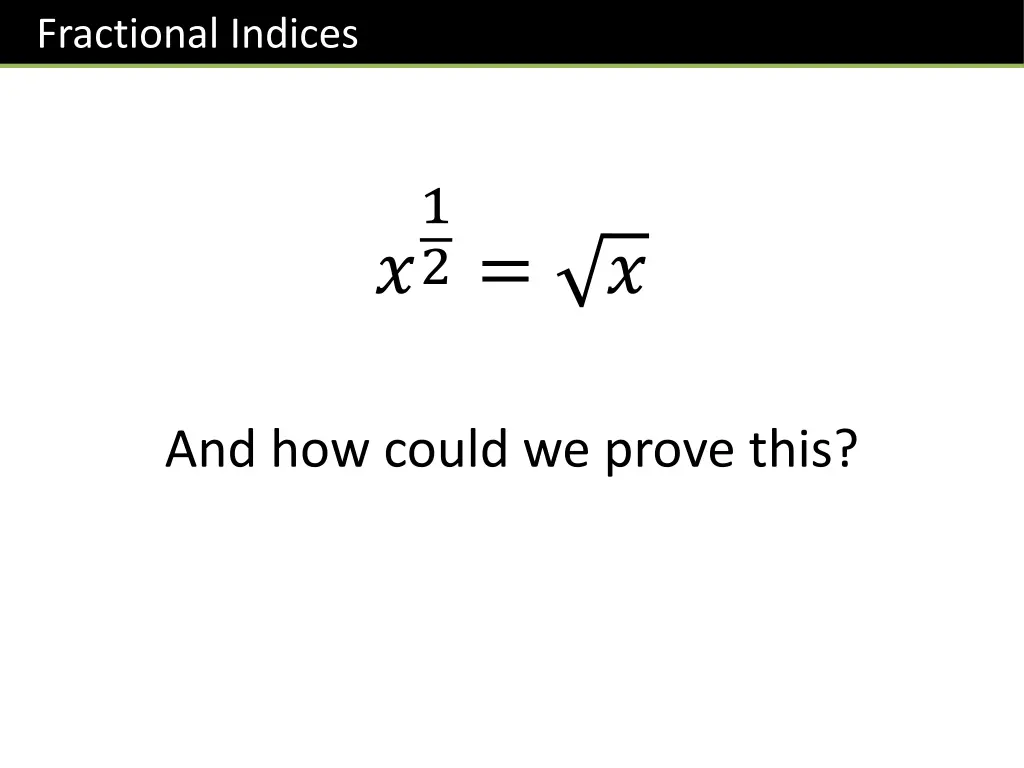 fractional indices