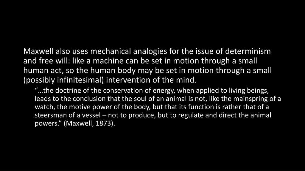 maxwell also uses mechanical analogies