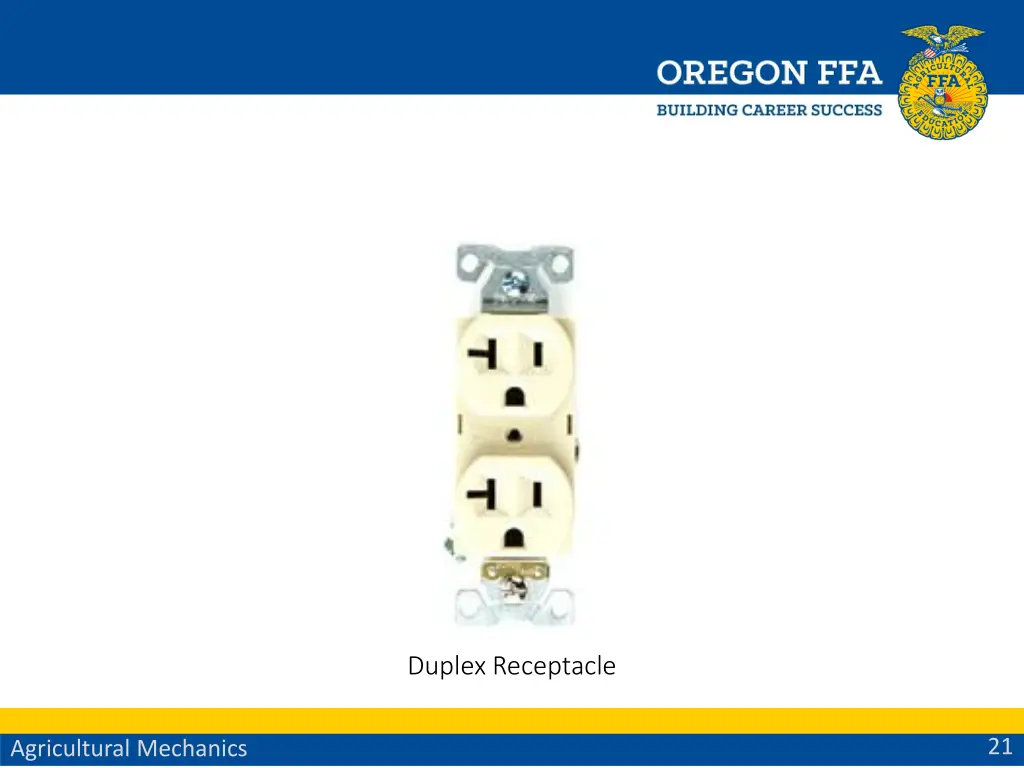 duplex receptacle