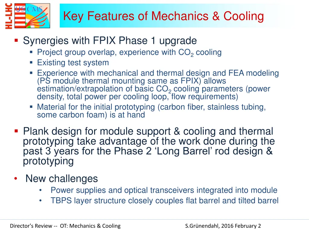 key features of mechanics cooling