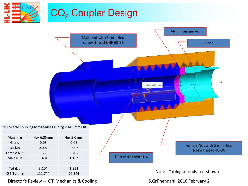 removable coupling for tubing