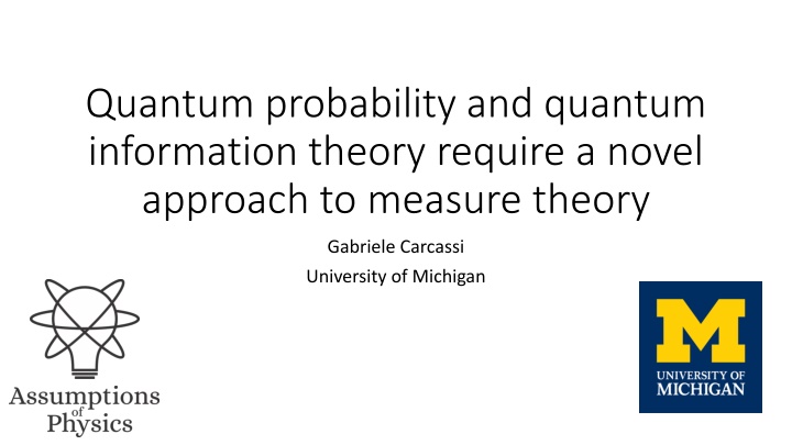 quantum probability and quantum information