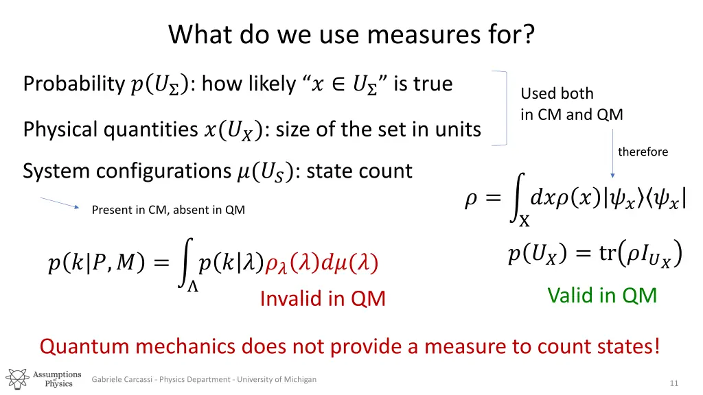 what do we use measures for