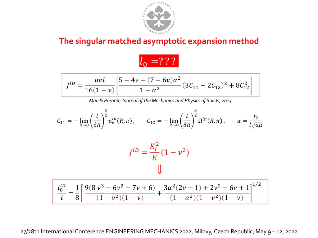 the singular matched asymptotic expansion method 2