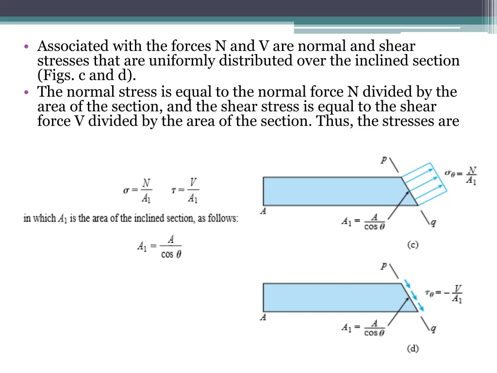 associated with the forces n and v are normal