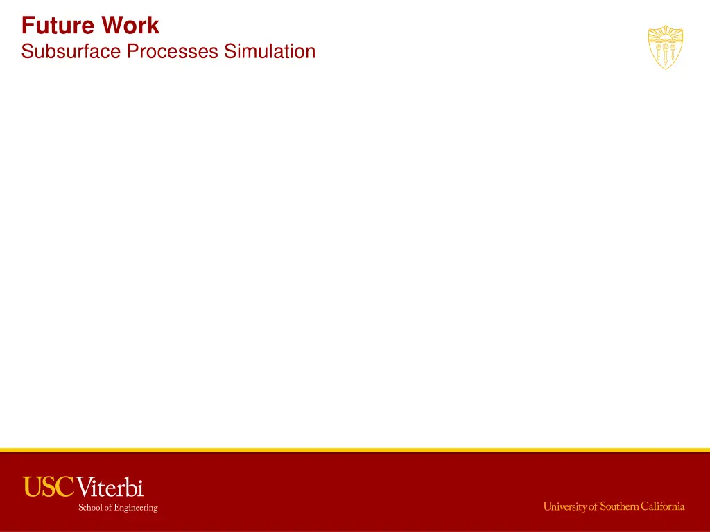 future work subsurface processes simulation