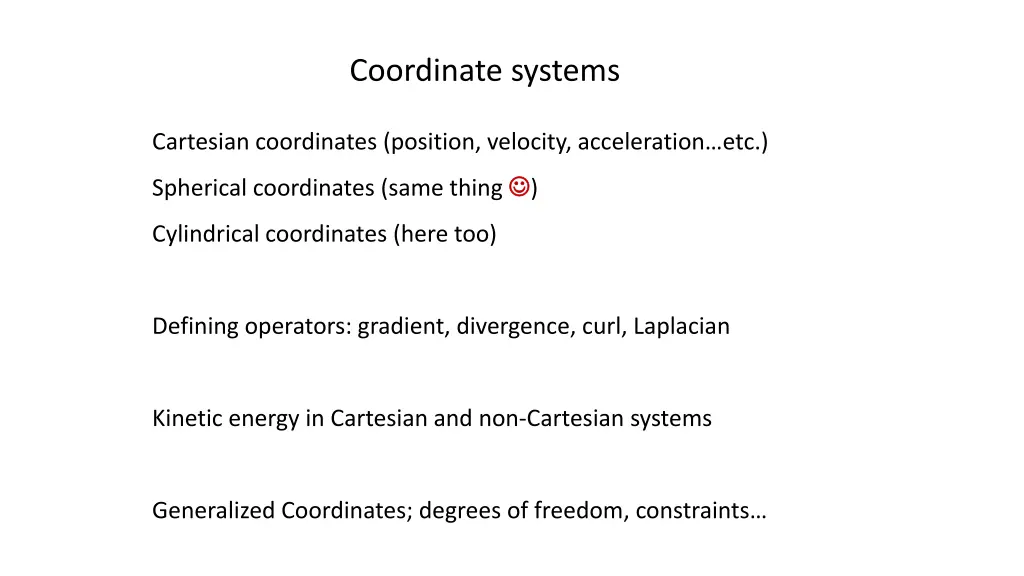 coordinate systems 1