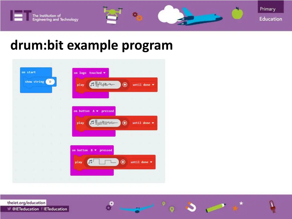 drum bit example program