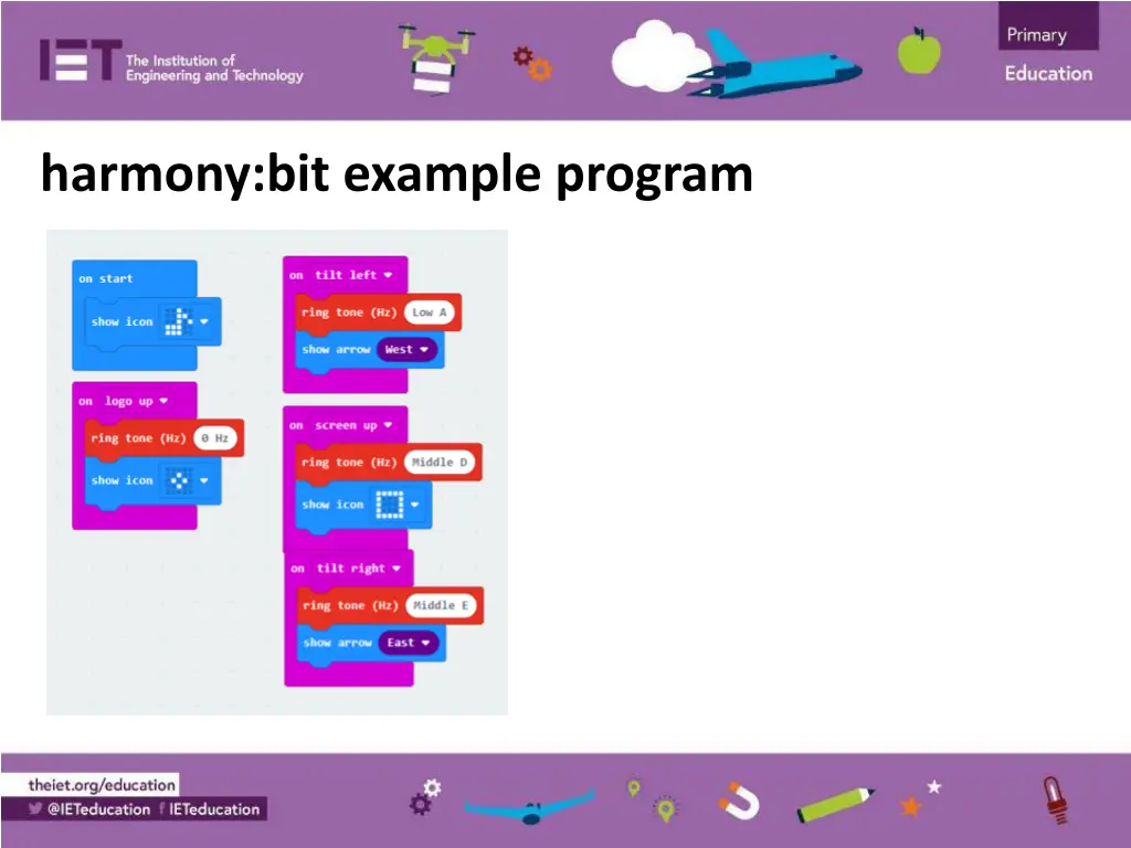 harmony bit example program