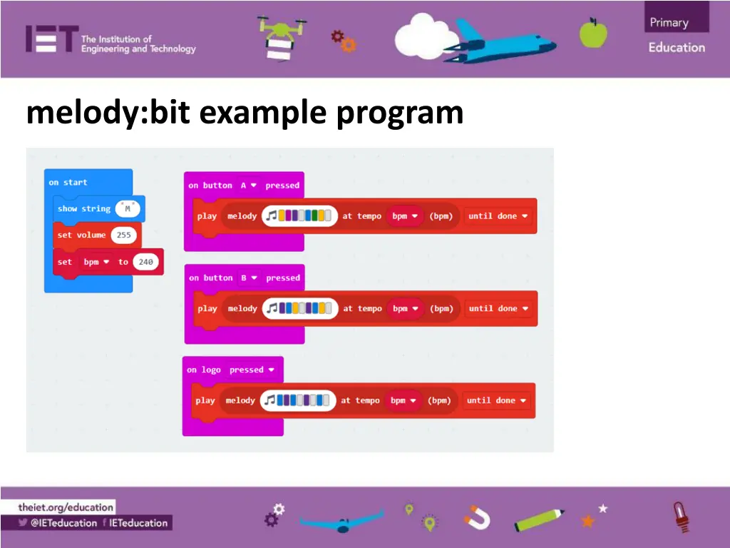 melody bit example program