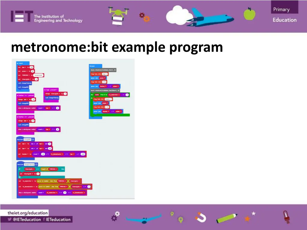 metronome bit example program