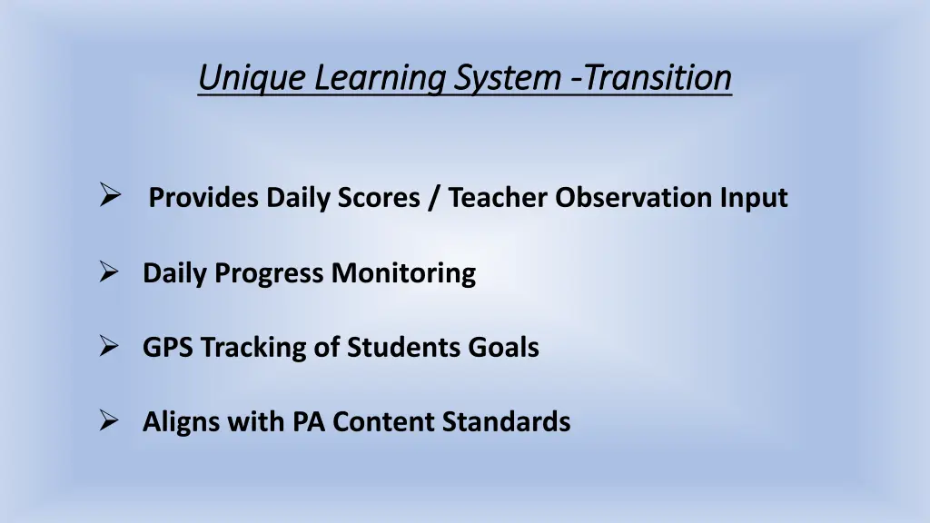 unique learning system unique learning system 1