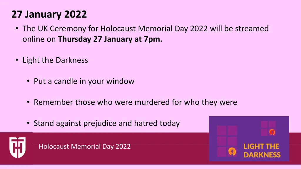 27 january 2022 the uk ceremony for holocaust