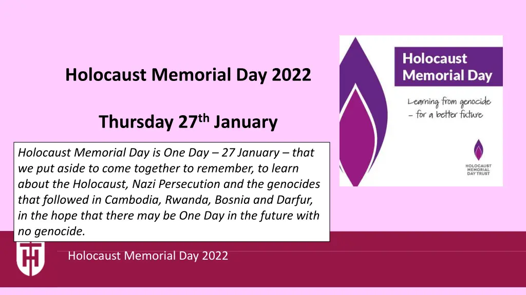 holocaust memorial day 2022