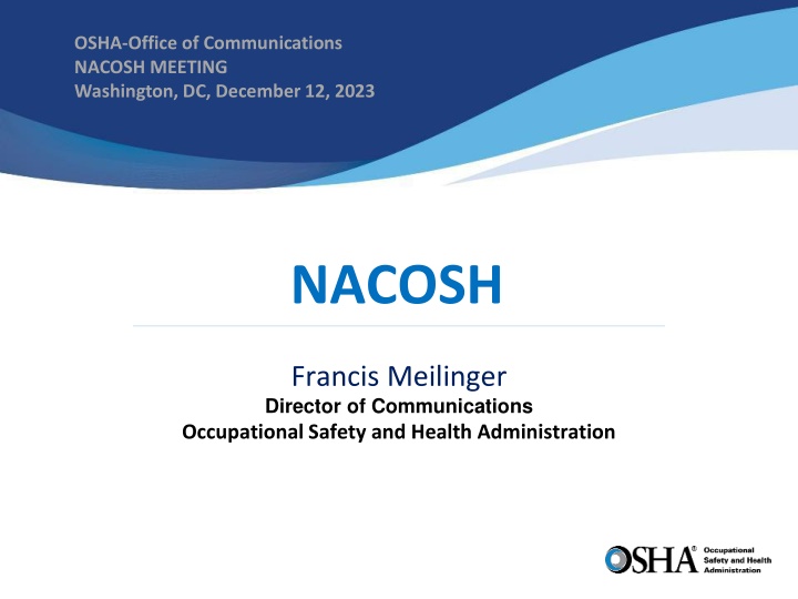 osha office of communications nacosh meeting