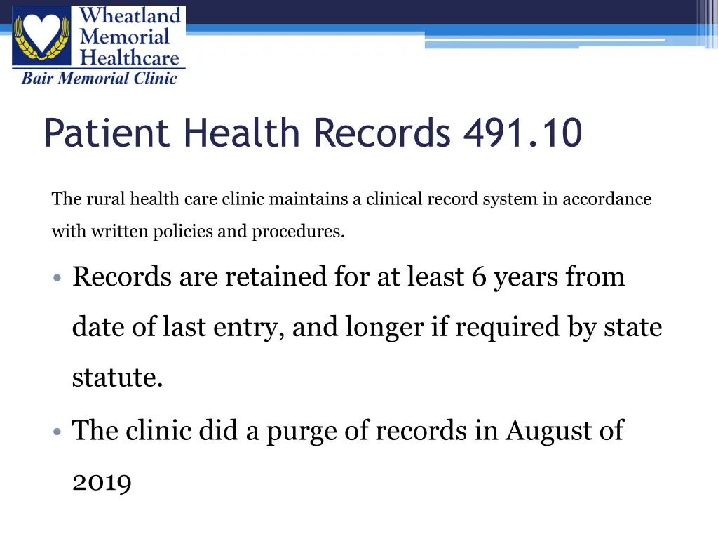 patient health records 491 10