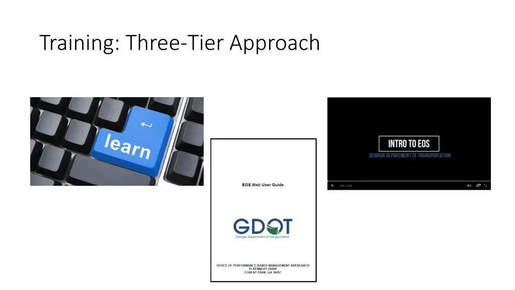 training three tier approach