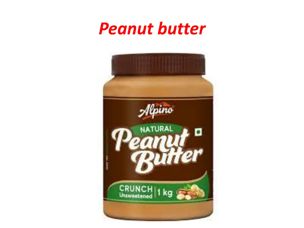 peanut butter