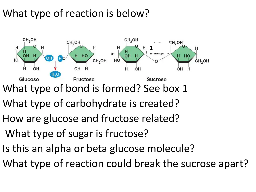 what type of reaction is below