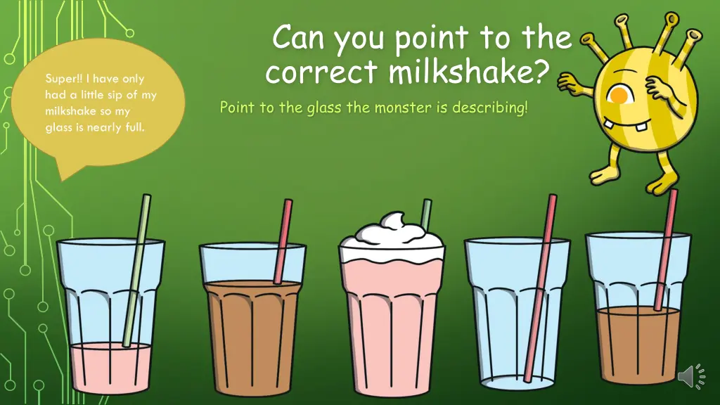 can you point to the correct milkshake point 2