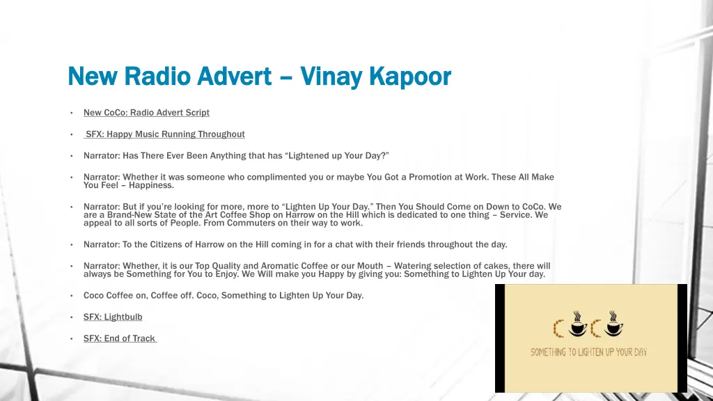 new radio advert new radio advert vinay kapoor