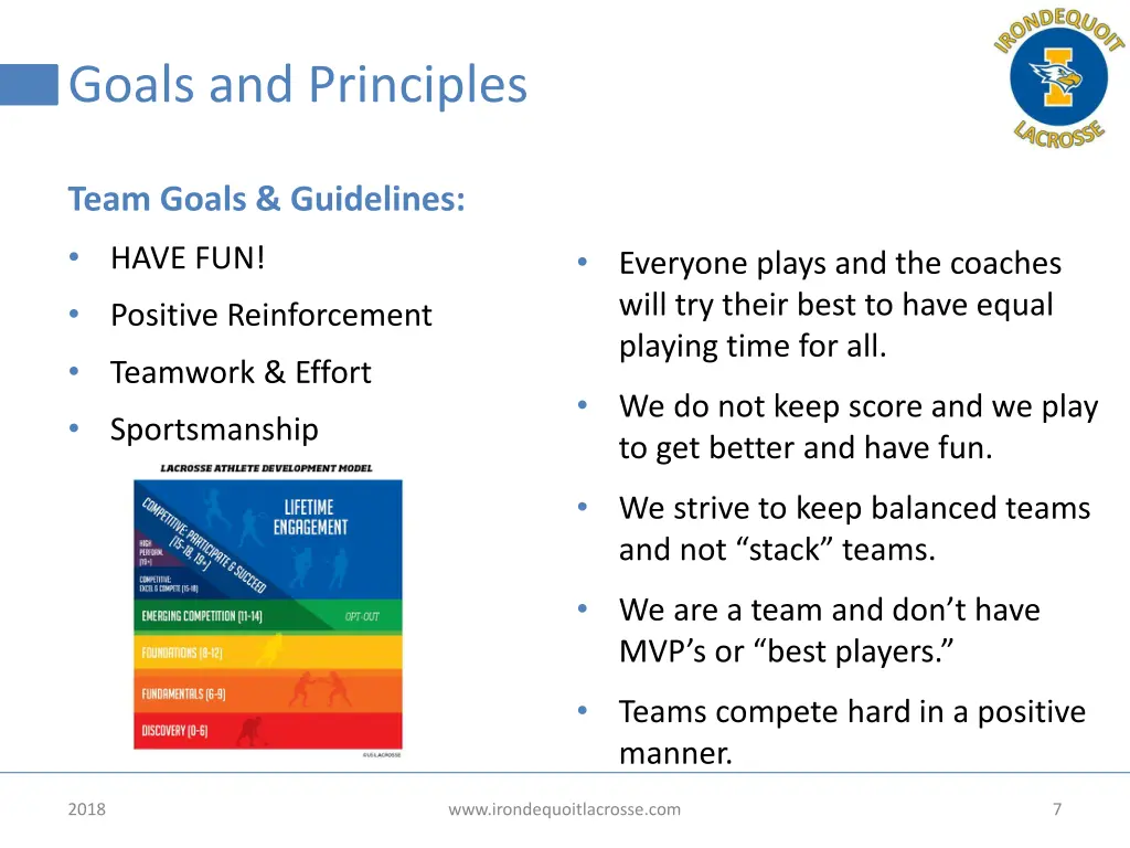 goals and principles