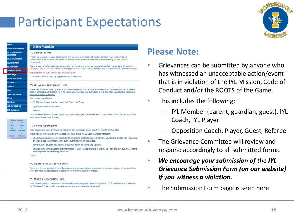 participant expectations 1