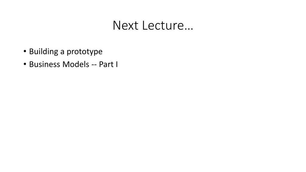 next lecture