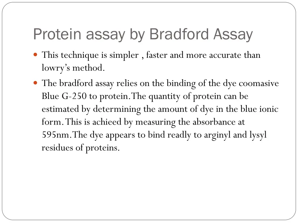 protein assay by bradford assay