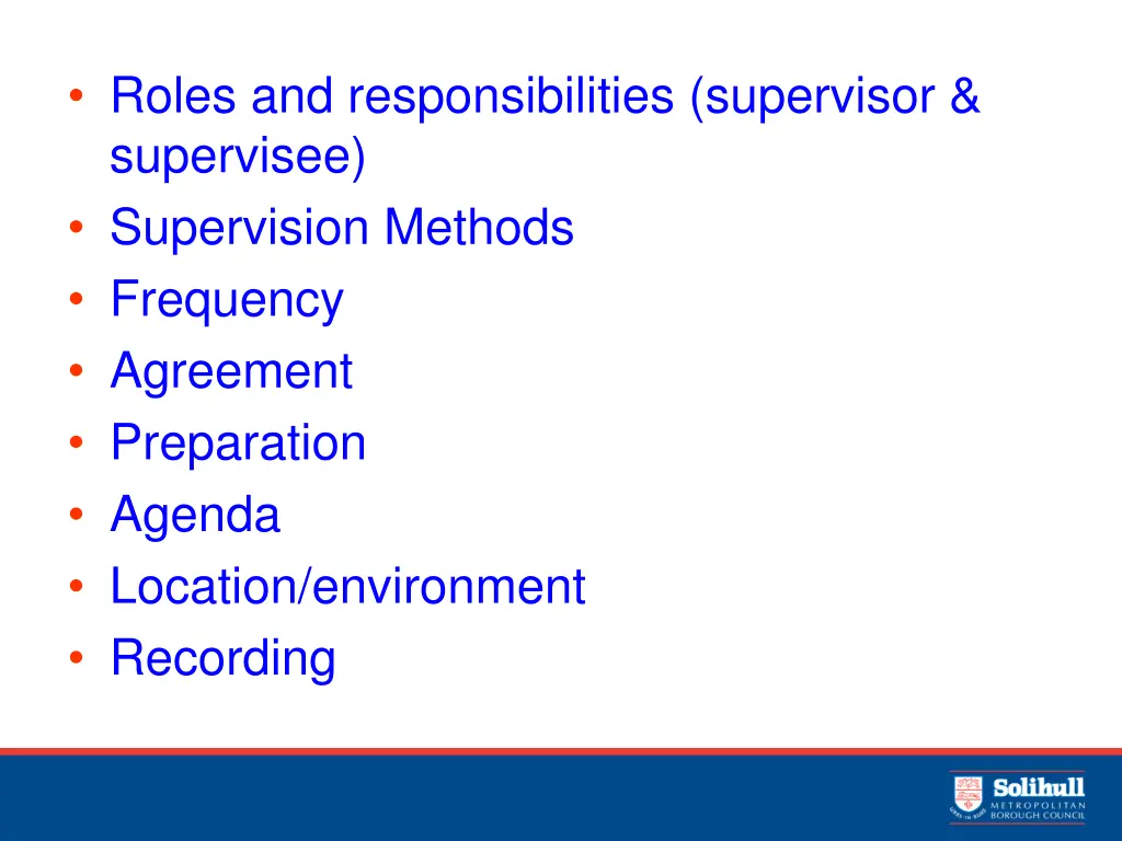 roles and responsibilities supervisor supervisee