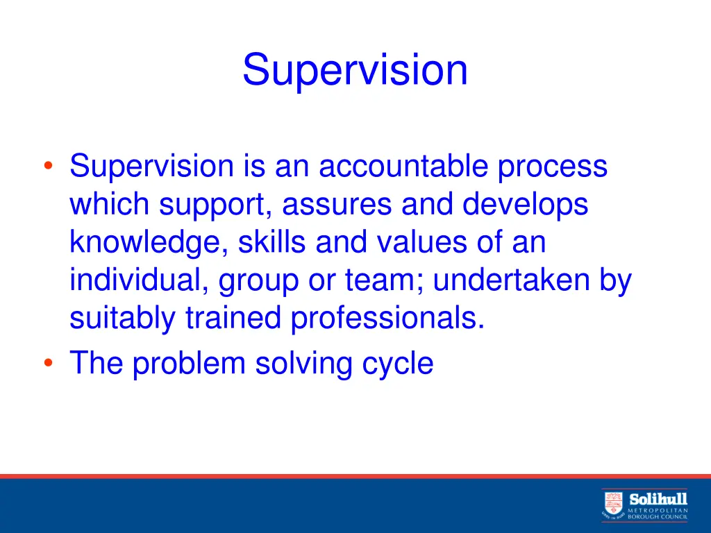 supervision 1