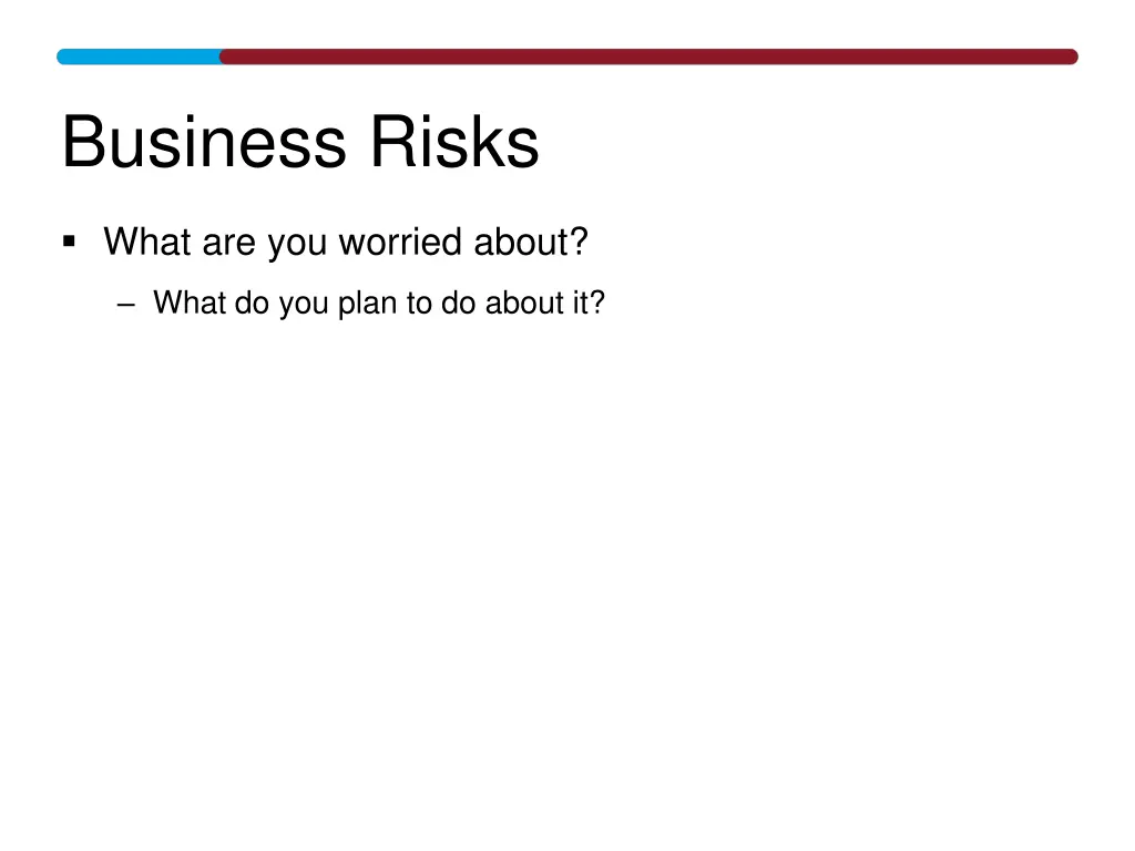 business risks